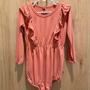 Kyte BABY Coral Ruffle One Piece
